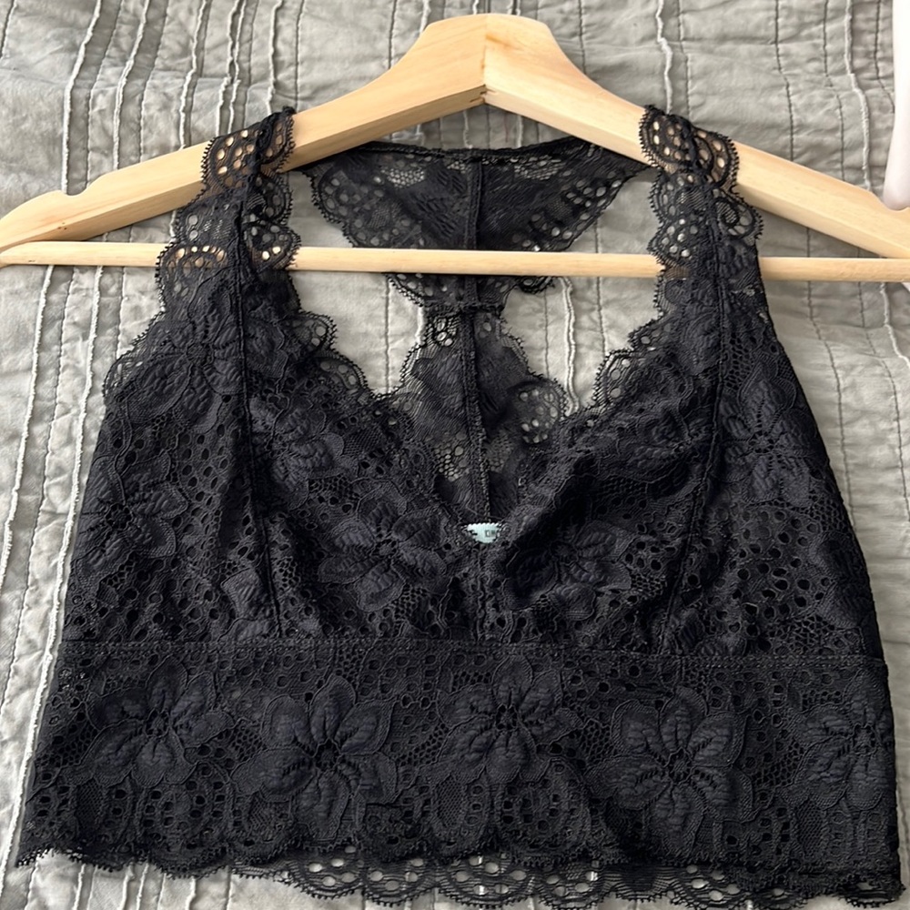 Kimchi Blue Black Lace Bralette